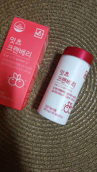 네츄럴굿띵스 잇츠 크랜베리 1병 30일분 — 5점을 준 리뷰어가 2019년 11월 올린 사용 사진