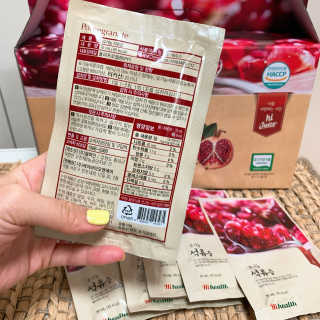 [하이헬스] 정말 진하고 맛있는 유기농 석류즙 30포 — 5점을 준 리뷰어가 2019년 11월 올린 사용 사진