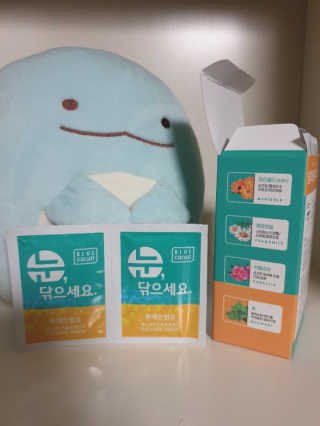 블루캐롯 닦는 루테인, 아이케어 티슈 20P — 5점을 준 리뷰어가 2019년 11월 올린 사용 사진