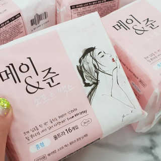 메이앤준 소프트맥스 생리대 — 5점을 준 리뷰어가 2019년 4월 올린 사용 사진