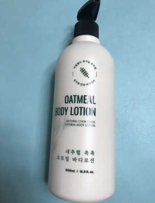 (주)에네스티 내추럴 촉촉  오트밀 바디로션 500ml — 4점을 준 리뷰어가 2019년 12월 올린 사용 사진