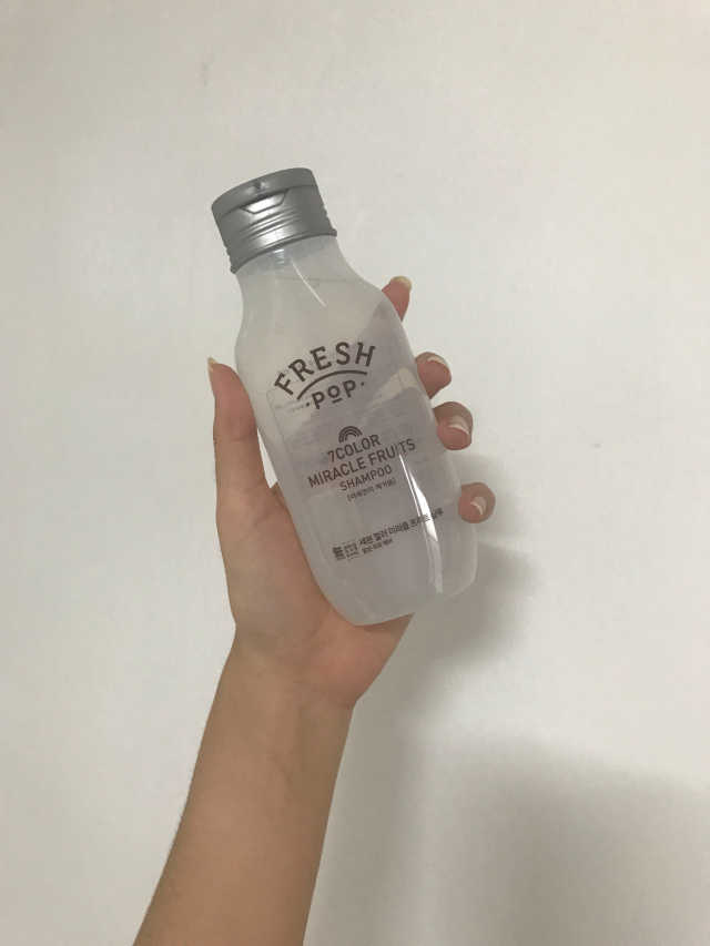 프레시팝 7컬러 미라클 프루트 샴푸 리뷰 사진