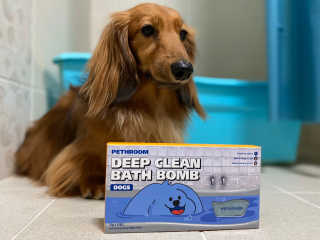 Pethroom 페스룸 PETHROOM DEEP CLEAN BATHBOMB 페스룸 딥클린 배쓰밤 — 5점을 준 리뷰어가 2020년 3월 올린 사용 사진