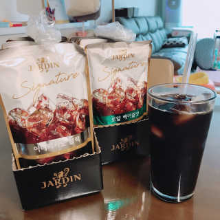 (주)쟈뎅 쟈뎅 시그니처 블랙, 헤이즐넛 230ml — 4.17점을 준 리뷰어가 2018년 6월 올린 사용 사진