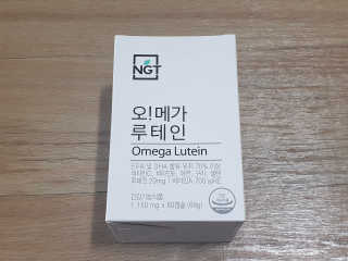 네츄럴굿띵스 오!메가루테인 60일분 — 5점을 준 리뷰어가 2018년 8월 올린 사용 사진