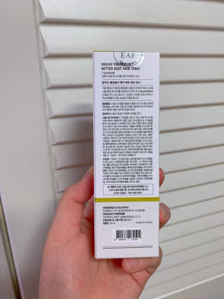 달리프 클로렐라 베러 루트 헤어토닉 100ml — 5점을 준 리뷰어가 2019년 8월 올린 사용 사진