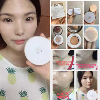 고유에 화이트닝 앰플쿠션 SPF50+, PA++++ — 3.83점을 준 리뷰어가 2018년 7월 올린 사용 사진
