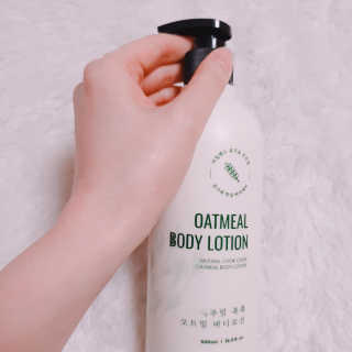 (주)에네스티 내추럴 촉촉  오트밀 바디로션 500ml — 5점을 준 리뷰어가 2020년 3월 올린 사용 사진
