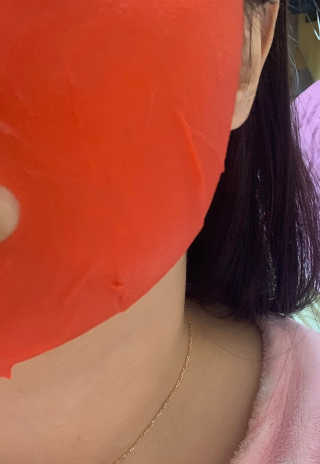 쏘내추럴 약산성 진정 5.5 레드 앰플 마스크팩 10매 — 4점을 준 리뷰어가 2019년 12월 올린 사용 사진