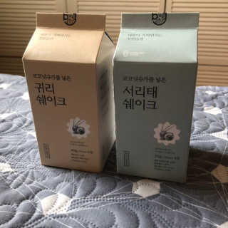 [착한습관]건강한 한끼, 귀리 쉐이크와 서리태 쉐이크 — 4점을 준 리뷰어가 2019년 7월 올린 사용 사진