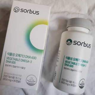 소버스 식물성 오메가3 DHA 600 — 5점을 준 리뷰어가 2020년 3월 올린 사용 사진