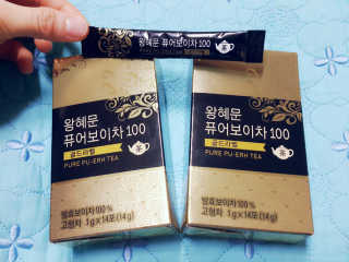 넥스트비티 왕혜문 퓨어 보이차 100 골드라벨 — 4점을 준 리뷰어가 2017년 12월 올린 사용 사진