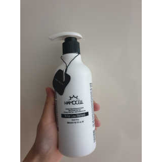HAMOCELL 더블유 헤어 로스 샴푸 — 5점을 준 리뷰어가 2019년 2월 올린 사용 사진