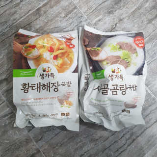 [풀무원] 사골곰탕국밥 황태해장국밥 — 4.17점을 준 리뷰어가 2018년 6월 올린 사용 사진