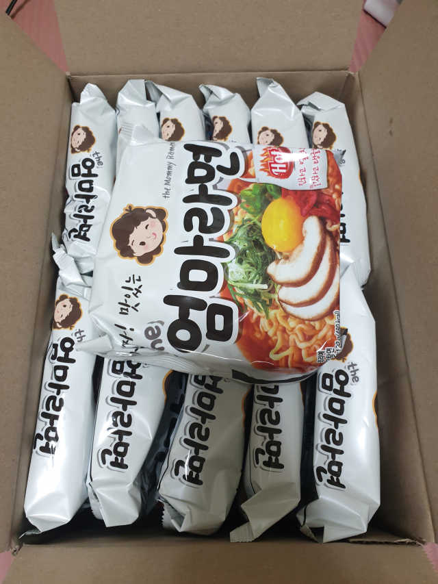 라면 그대로가 제일 맛있는 더엄마라면 리뷰 사진