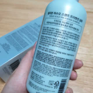 셀리본 하수오 내츄럴 프리벤션 탈모관리 샴푸 300ml — 4점을 준 리뷰어가 2019년 11월 올린 사용 사진