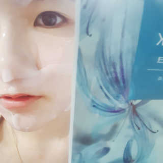 백아율 금은화 하이드로겔 마스크 — 3.83점을 준 리뷰어가 2018년 8월 올린 사용 사진
