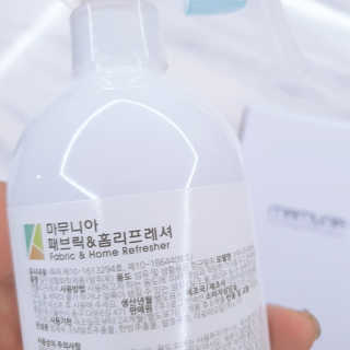 마무니아 패브릭 앤 홈리프레셔 + 5종 키트 — 4.5점을 준 리뷰어가 2019년 8월 올린 사용 사진