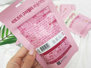 락토조이 구미젤리 복숭아맛 — 5점을 준 리뷰어가 2019년 10월 올린 사용 사진