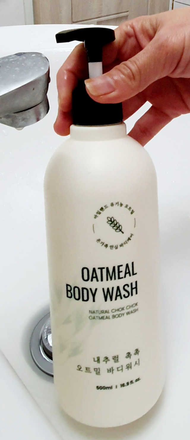 내추럴 촉촉  오트밀 바디워시 500ml 리뷰 사진
