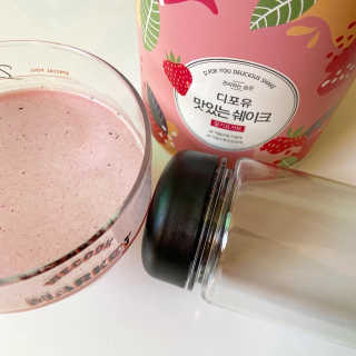 슬림라운지 디포유 맛있는 쉐이크 5가지맛 — 4점을 준 리뷰어가 2020년 2월 올린 사용 사진