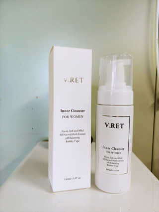 V.RET 브이렛 여성청결제 — 5점을 준 리뷰어가 2018년 8월 올린 사용 사진