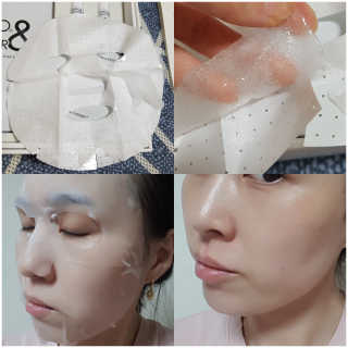 하루앤 울트라 인텐시브 페이셜 리세라시카 4-스텝 마스크팩 — 5점을 준 리뷰어가 2018년 6월 올린 사용 사진