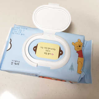 보솜이 아기물티슈 베이비케어 푸에디션 캡 74매 10입 — 5점을 준 리뷰어가 2019년 4월 올린 사용 사진