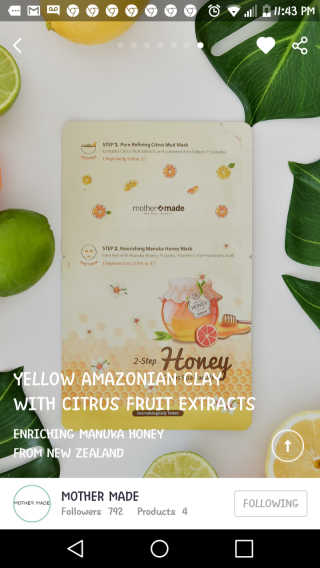 마더메이드 어머니 2 단계 헤니 CITRUS 스파 FACIALS 5PC — 3점을 준 리뷰어가 2019년 6월 올린 사용 사진