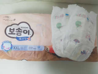 보솜이 액션핏 팬티형 — 5점을 준 리뷰어가 2019년 3월 올린 사용 사진