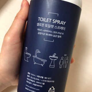 셀로몬 토일렛 스프레이 500ml — 3.33점을 준 리뷰어가 2018년 5월 올린 사용 사진