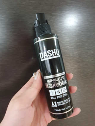 다슈코리아 다슈 데일리 안티 헤어로스 허브 헤어토닉 150ml — 1점을 준 리뷰어가 2019년 9월 올린 사용 사진