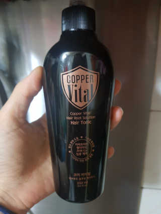코퍼바이탈 헤어루트 솔루션 헤어토닉 250ml — 4.67점을 준 리뷰어가 2018년 9월 올린 사용 사진