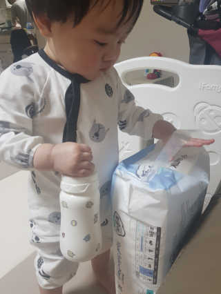 보솜이 리얼코튼 팬티형 — 4점을 준 리뷰어가 2019년 3월 올린 사용 사진