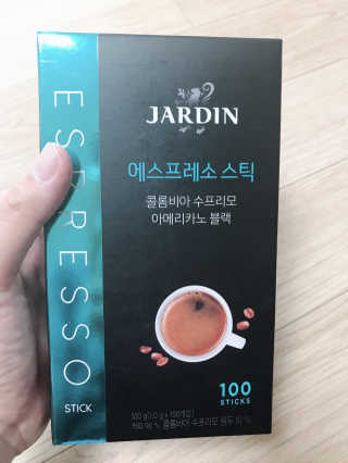 (주)쟈뎅 쟈뎅 에스프레소 스틱 아메리카노 블랙 — 5점을 준 리뷰어가 2018년 10월 올린 사용 사진