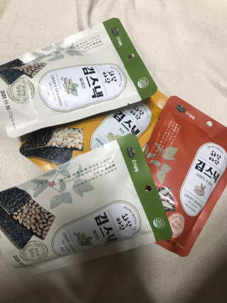더빈트 와삭바삭 김스낵 — 3점을 준 리뷰어가 2019년 12월 올린 사용 사진