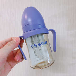 유비맘 샘방지 PPSU 빨대컵_컬러 랜덤 발송 — 5점을 준 리뷰어가 2020년 3월 올린 사용 사진