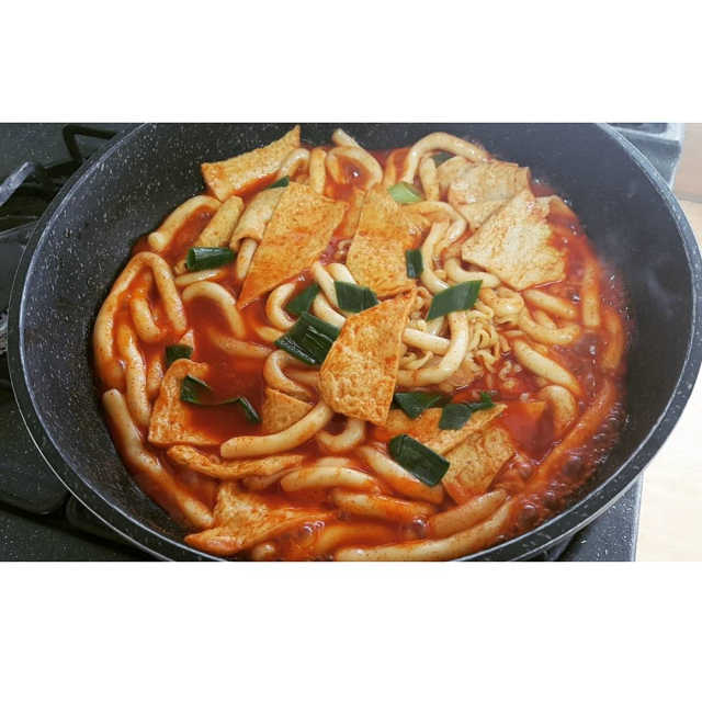 라비퀸 어우동 떡볶이set 리뷰 사진