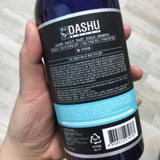 다슈코리아 다슈 데일리 패스트 한방 두피 샴푸 500ml — 3.5점을 준 리뷰어가 2017년 3월 올린 사용 사진