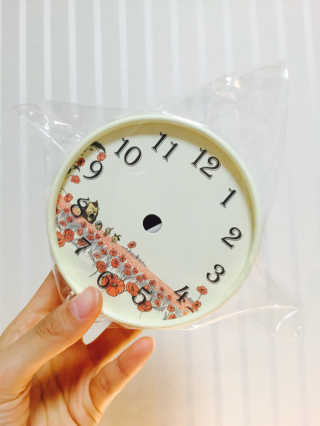칠삼이일디자인 DIY 페이퍼튜브 탁상시계 — 3.5점을 준 리뷰어가 2016년 11월 올린 사용 사진