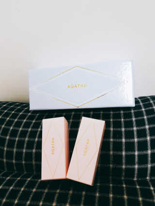 아가타 [AGATHA] 프리미에르 립스틱 — 5점을 준 리뷰어가 2018년 5월 올린 사용 사진