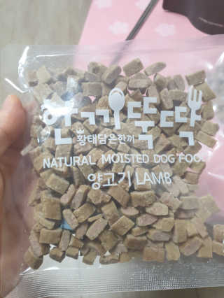 [펫토리아] 맛도 영양도 BEST 한끼뚝딱 강아지 사료 — 5점을 준 리뷰어가 2019년 4월 올린 사용 사진