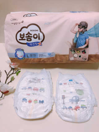 보솜이 액션핏 팬티형 — 5점을 준 리뷰어가 2019년 4월 올린 사용 사진