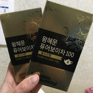 넥스트비티 왕혜문 퓨어 보이차 100 골드라벨 — 4.67점을 준 리뷰어가 2018년 1월 올린 사용 사진