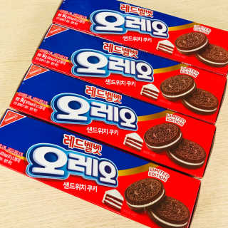 오레오 레드벨벳 — 4점을 준 리뷰어가 2018년 1월 올린 사용 사진
