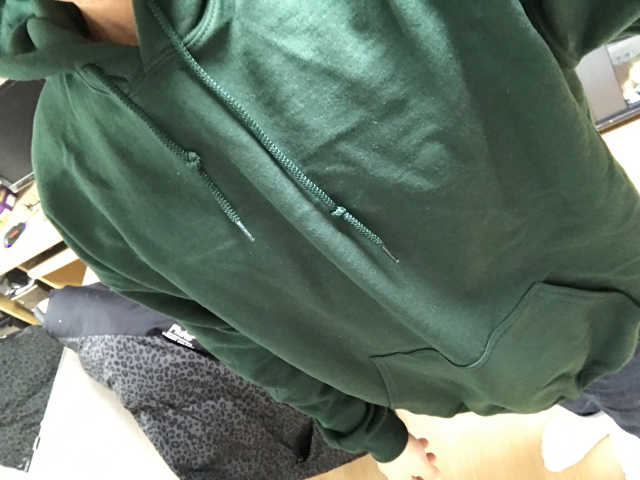 12500 후드티 DRY BLEND 리뷰 사진