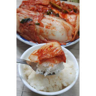 이킴 포기김치 — 5점을 준 리뷰어가 2019년 12월 올린 사용 사진