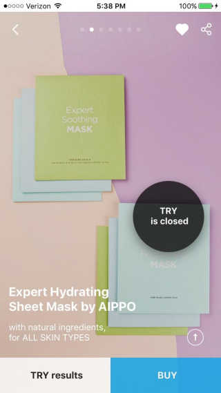 아이뽀 모든 피부 타입을위한 AIPPO Expert Hydrating Mask — 1점을 준 리뷰어가 2018년 2월 올린 사용 사진