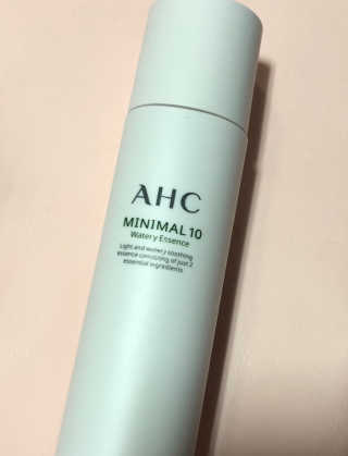 AHC 에이 에이치 씨 미니멀 10 워터리 에센스 — 5점을 준 리뷰어가 2018년 12월 올린 사용 사진