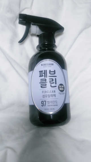 더블유드레스룸 페브클린 500ml — 5점을 준 리뷰어가 2018년 11월 올린 사용 사진